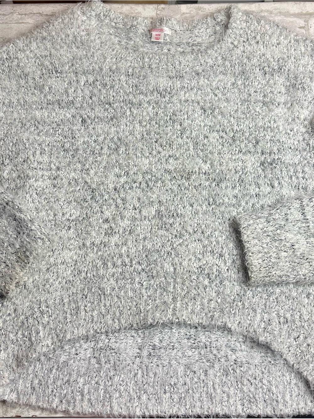 xhilaration Sweater Hi-Lo Hem Grey Gray Very Soft! EUC M 😍